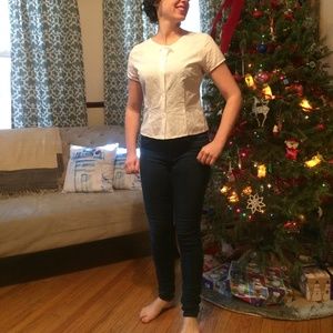 Vintage White Blouse